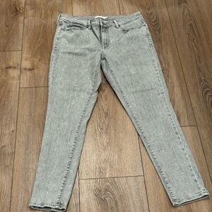 Classic Gray Levi’s 711 Skinny Women's Jeans